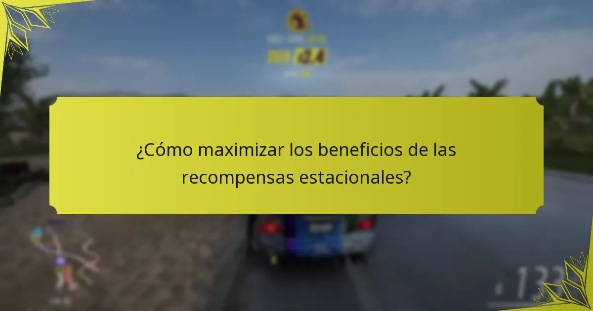 ¿Qué tendencias están surgiendo en las recompensas estacionales de Forza Horizon 5?