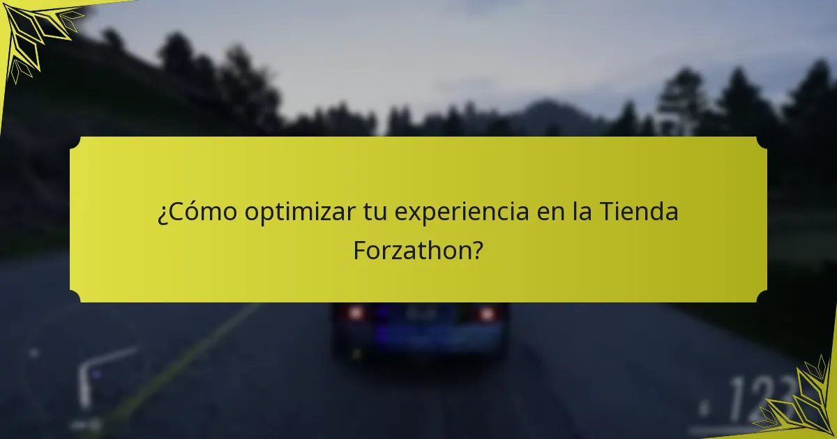 ¿Qué artículos están actualmente disponibles en la Tienda Forzathon?