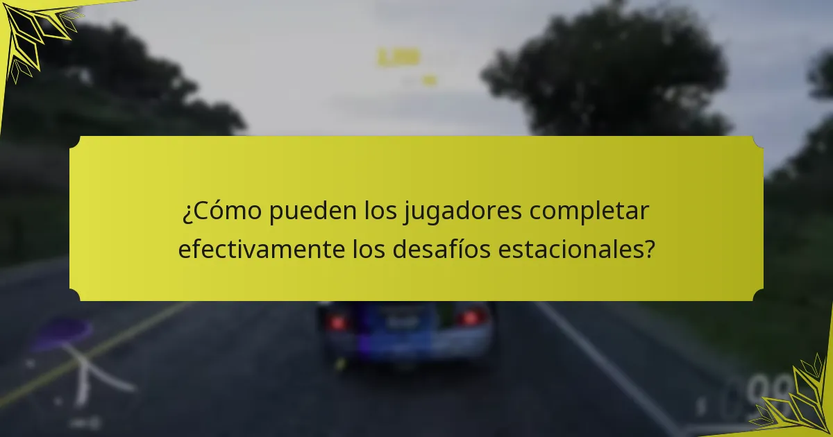 ¿Qué recompensas pueden ganar los jugadores de los desafíos estacionales?