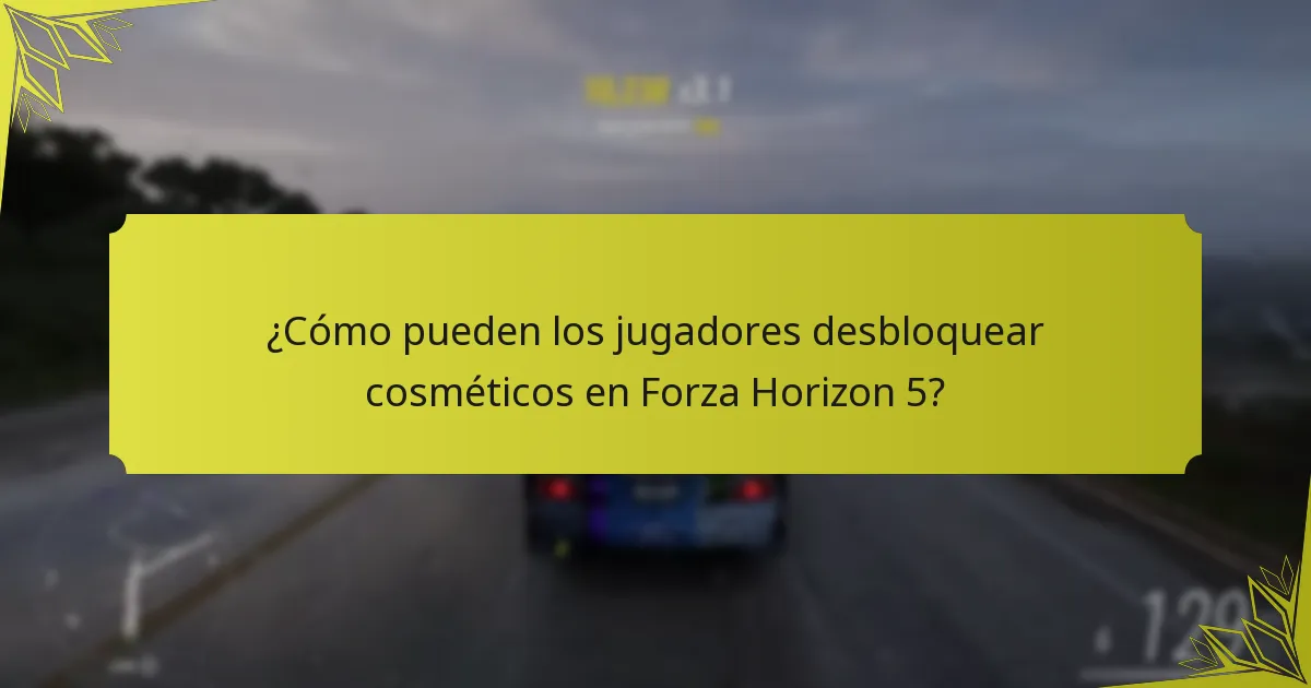 ¿Cuáles son los temas estacionales para los cosméticos en Forza Horizon 5?