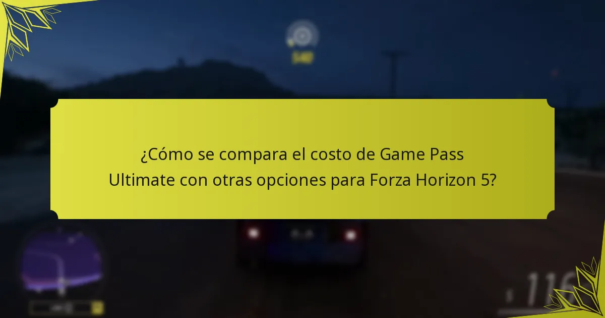 ¿Cómo mejora Game Pass Ultimate la participación de los jugadores en Forza Horizon 5?