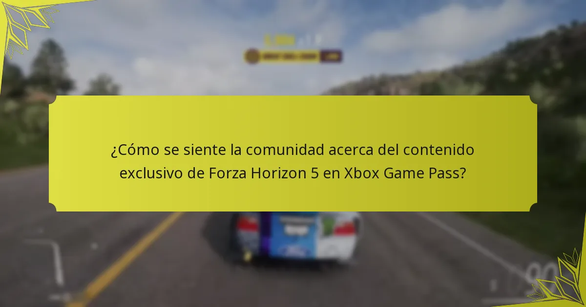 ¿Cuándo está disponible el contenido exclusivo en Forza Horizon 5?