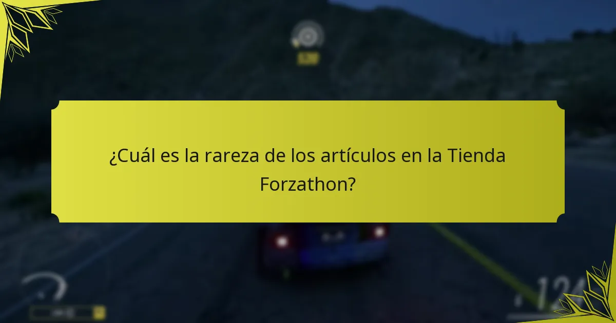 ¿Cuándo se actualiza la Tienda Forzathon con nuevos artículos?