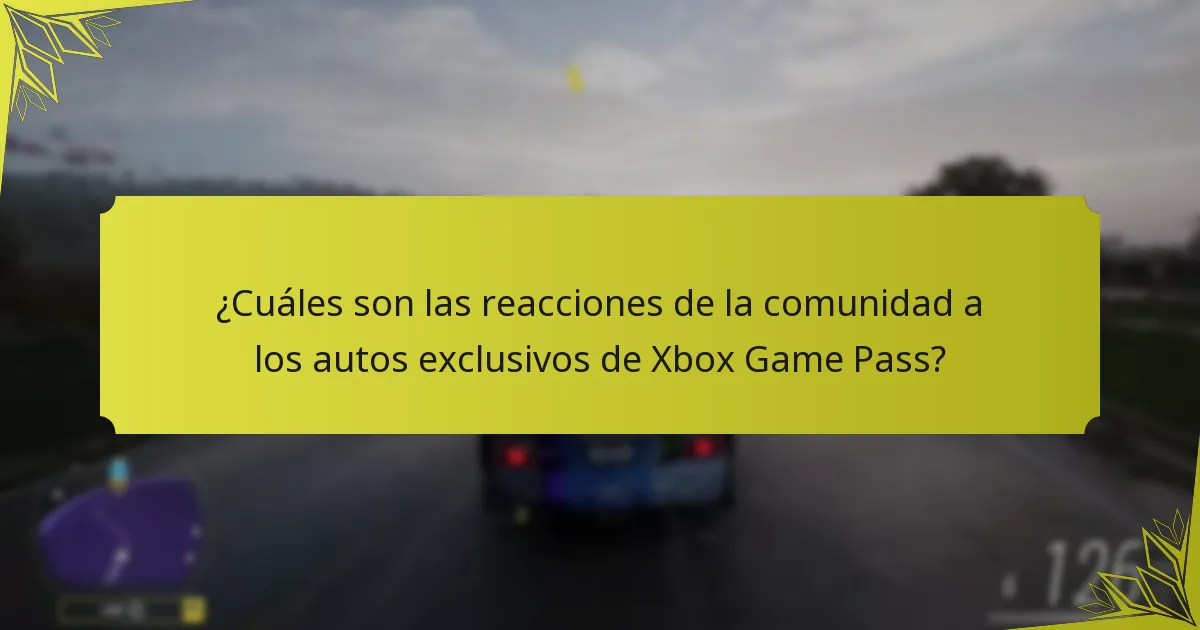 ¿Cuáles son los criterios de desbloqueo para los autos exclusivos de Xbox Game Pass?