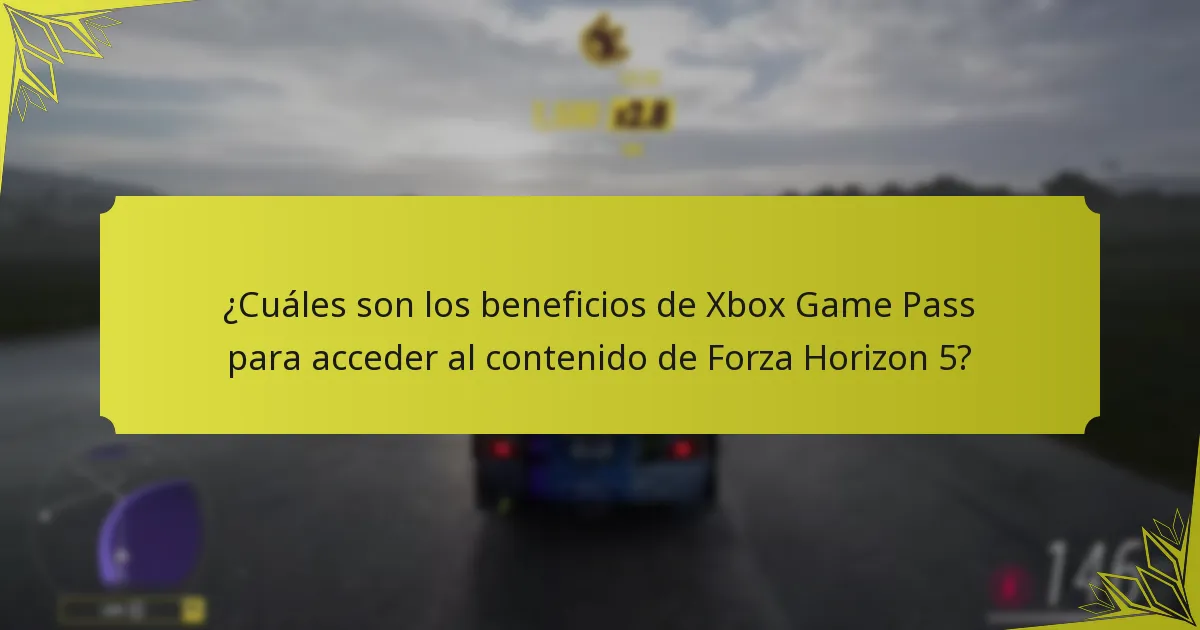 ¿Cómo se siente la comunidad acerca del contenido exclusivo de Forza Horizon 5 en Xbox Game Pass?