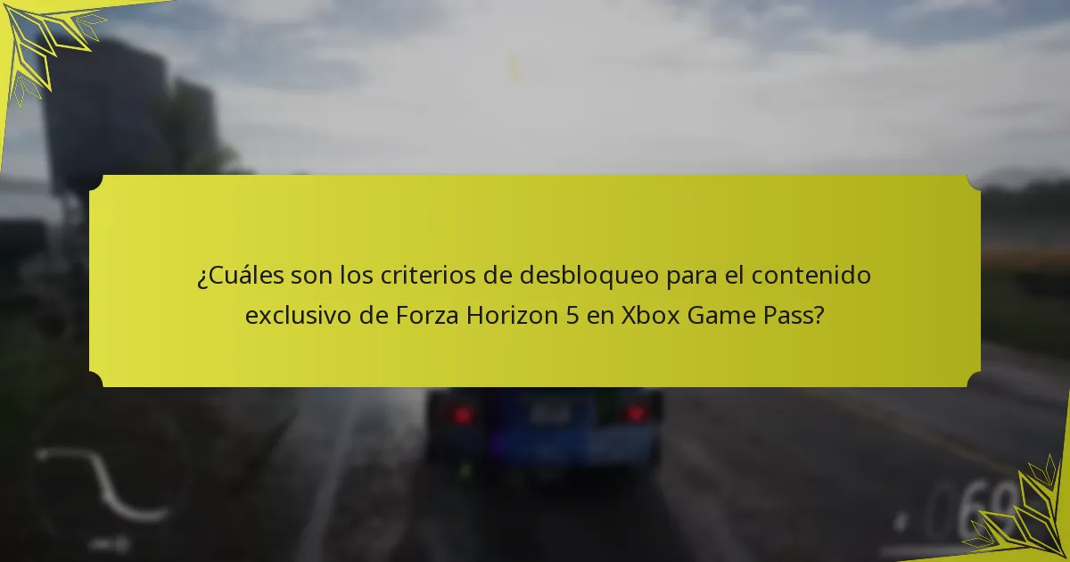 ¿Cuáles son los beneficios de Xbox Game Pass para acceder al contenido de Forza Horizon 5?
