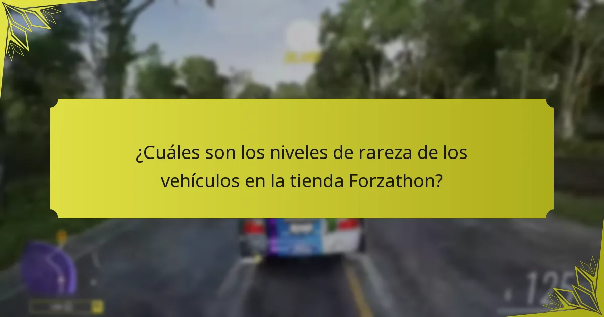 ¿Qué vehículos están actualmente disponibles en la tienda Forzathon?