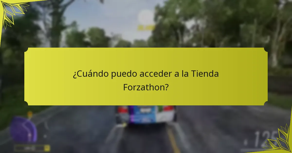 ¿Qué artículos están disponibles en la Tienda Forzathon?
